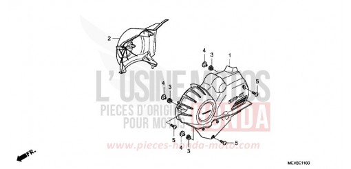 MOTOR, SEITENVERKLEIDUNG NSA700A8 de 2008